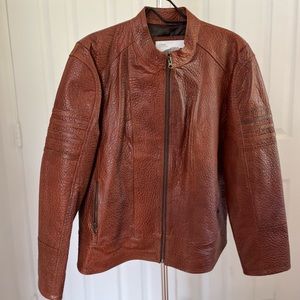 American Bison Fashion Biker Leather Jacket